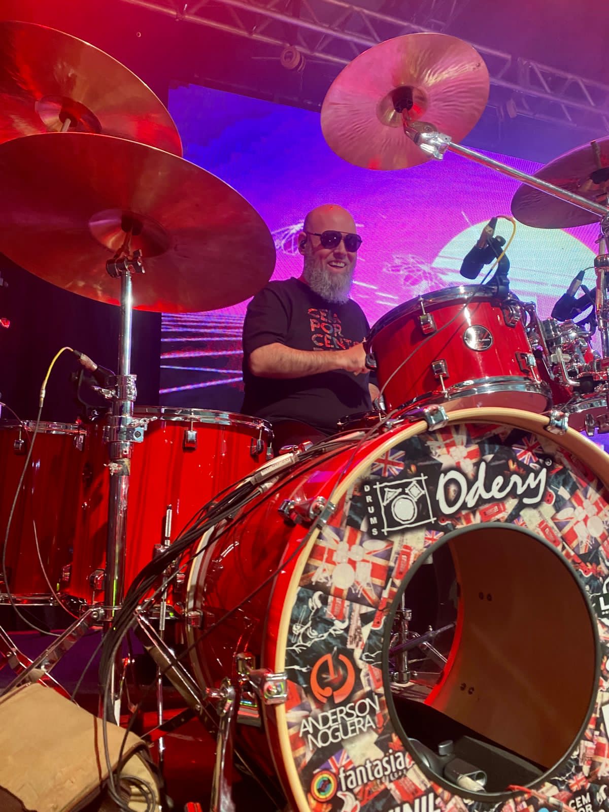 Anderson Nogueira na Bateria